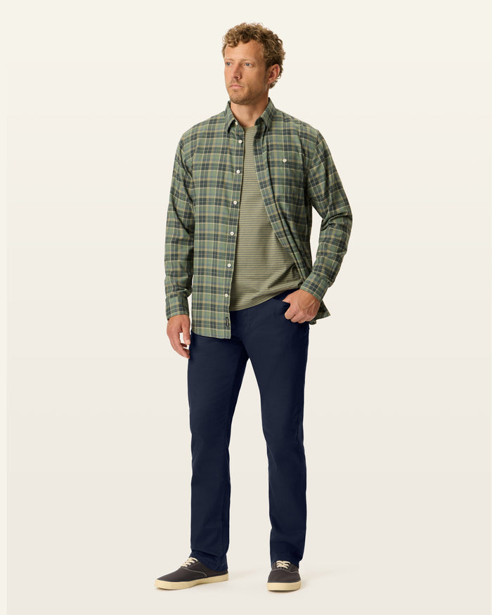 Ultra Soft Sueded 5 Pocket Pant, Straight Fit