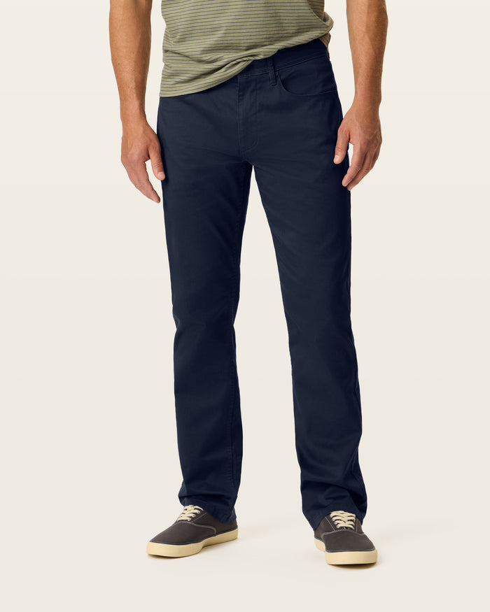 Ultra Soft Sueded 5 Pocket Pant, Straight Fit
