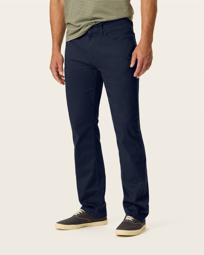 Ultra Soft Sueded 5 Pocket Pant, Straight Fit