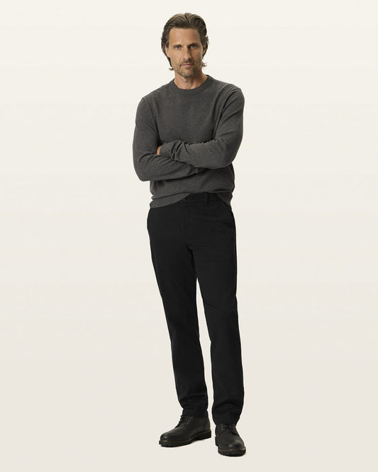 SATEEN KHAKI STRAIGHT FIT in Beautiful Black