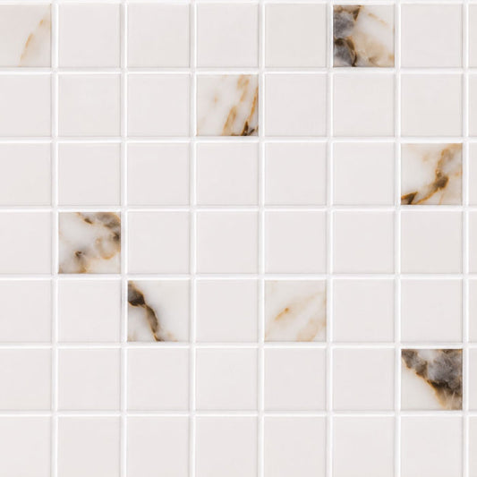 Unique Marble Paonazetto Mosaic Silktech Box Emil