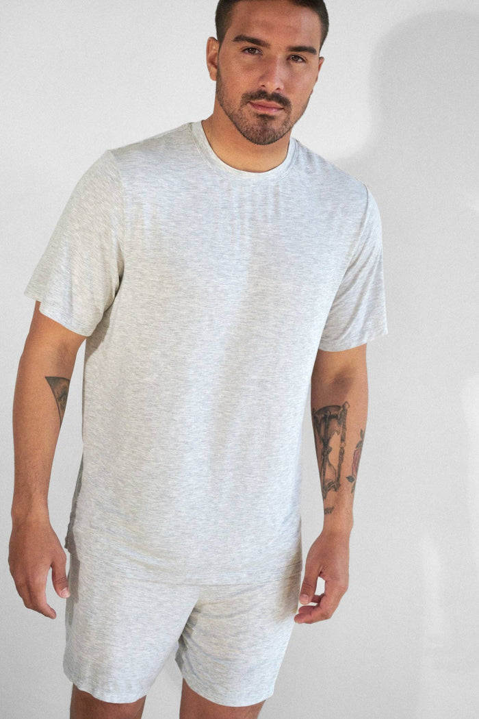 Vitality Float Uni Basic Tee - Stone Marl