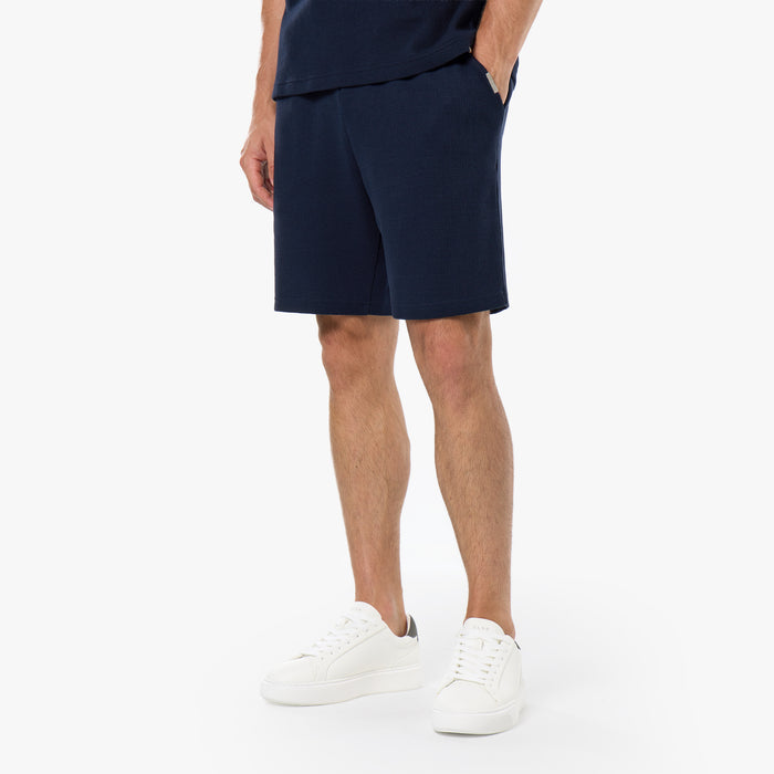 Waffle Knit Short | Dark Navy