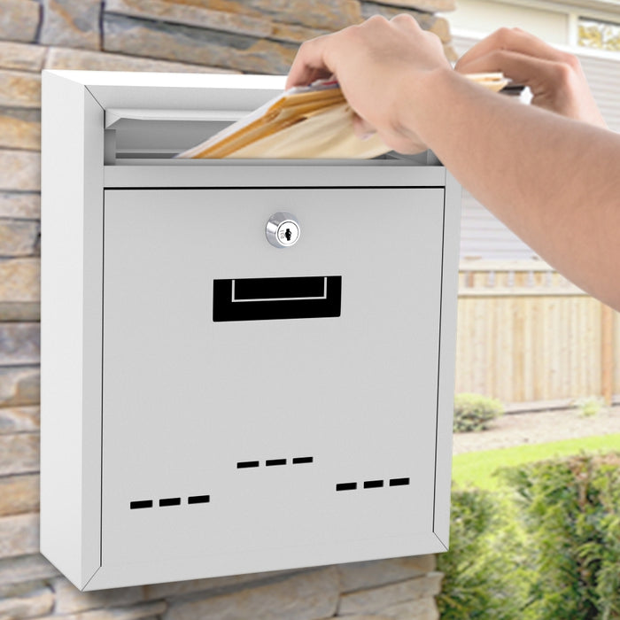 Wall Mount Locking Mailbox