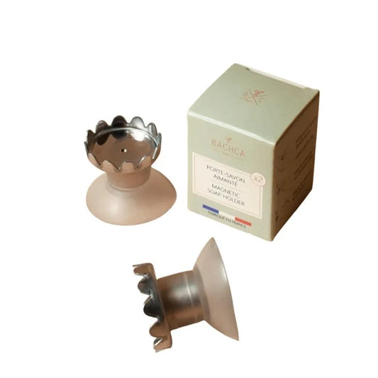 Wall-Mounted Magnetic Soap Saver & Holder - Set of 2