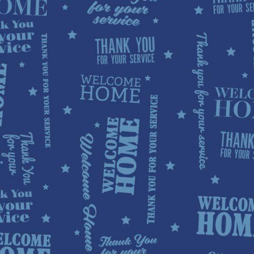 WELCOME HOME- WELCOME HOME TEXT (4 YARDS)