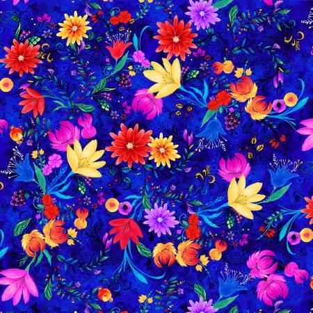 WHIRLWIND - LARGE FLORAL (4 YARDS)
