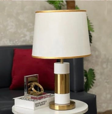 White and Gold Lamp | Home Décor