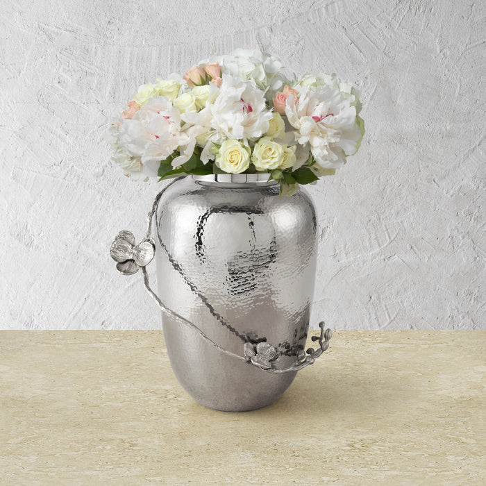 White Orchid Vase