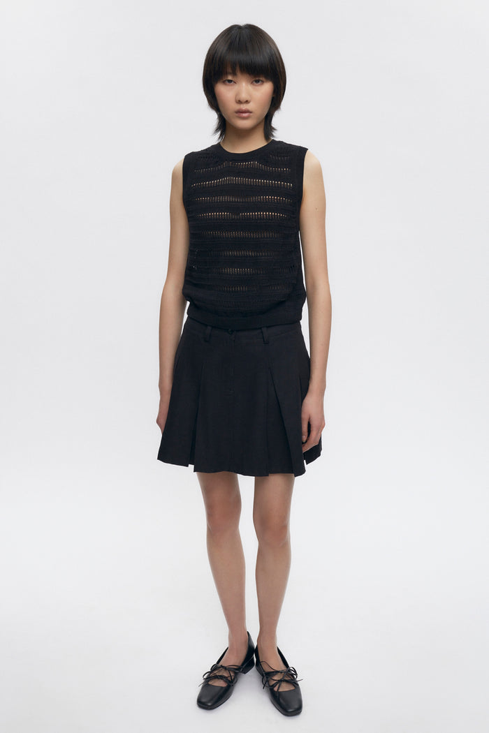 Women’s Acacia Knit Tank in Black