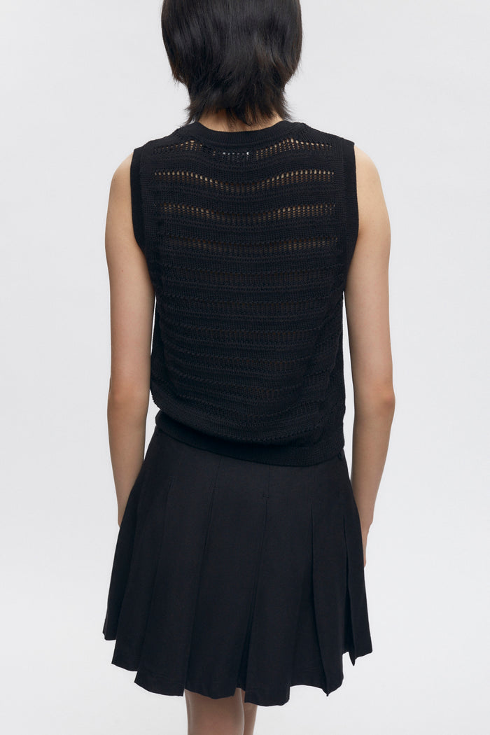 Women’s Acacia Knit Tank in Black