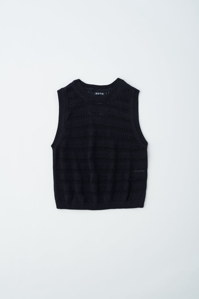 Women’s Acacia Knit Tank in Black