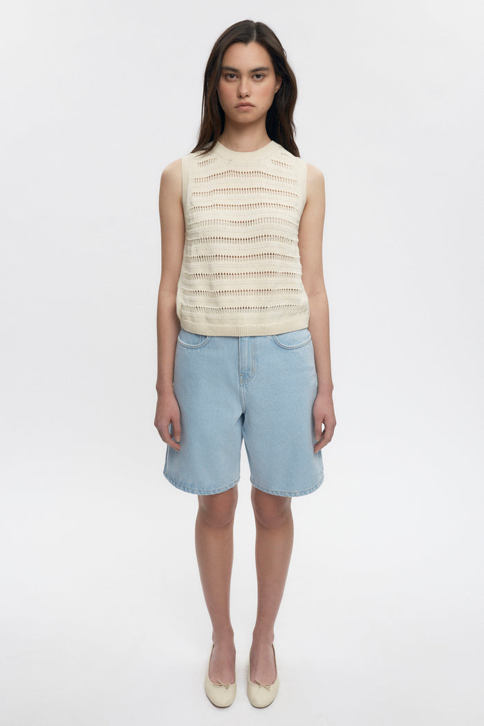 Women’s Acacia Knit Tank in Natural