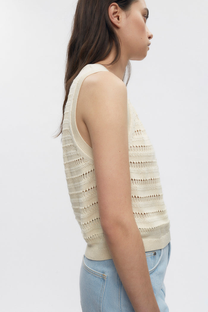 Women’s Acacia Knit Tank in Natural