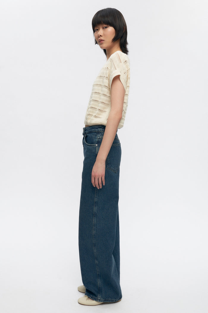Women’s Acacia Knit Vest in Natural