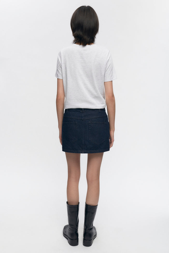 Women's Essential Crew in Ash Melange