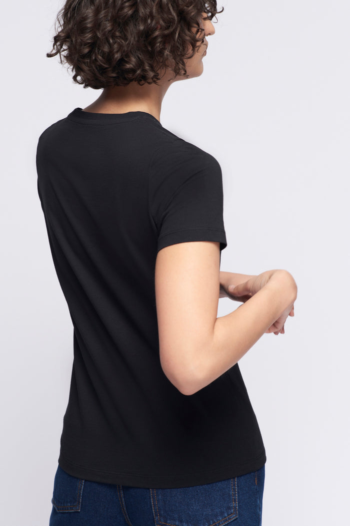 Women's Essential Crew in Black