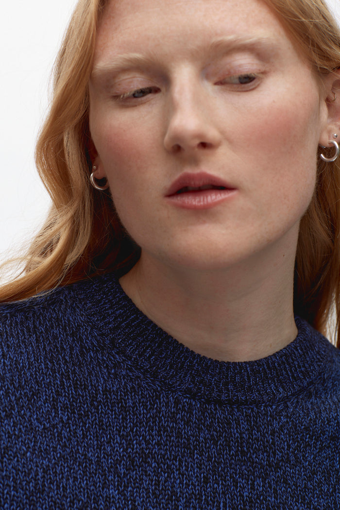 Women's Hamatah Sweater in Blue Lotus Melange