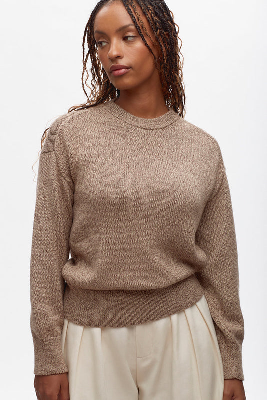 Women's Hamatah Sweater in Umber Melange