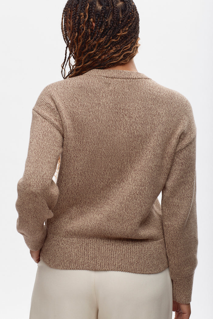 Women's Hamatah Sweater in Umber Melange