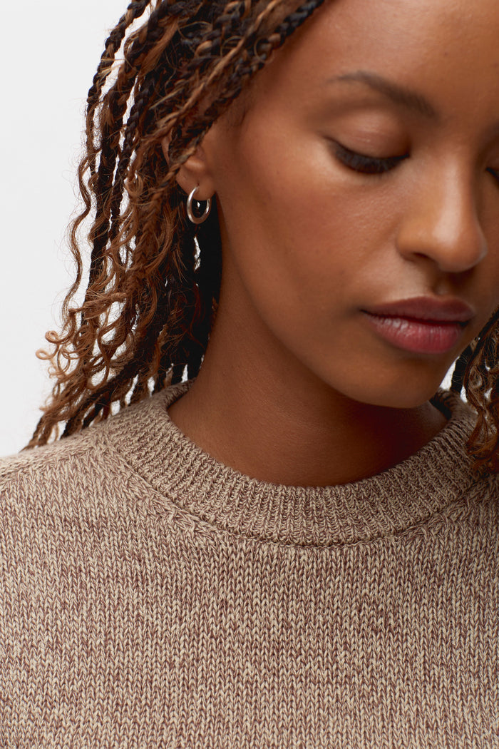 Women's Hamatah Sweater in Umber Melange