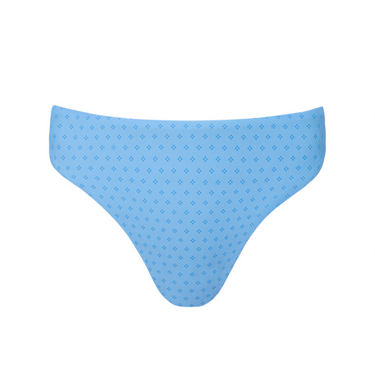 women's le marin dot mid rise bikini bottom