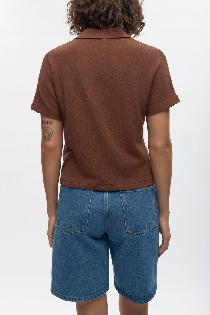 Women's Luxor Jersey Polo in Cappuccino