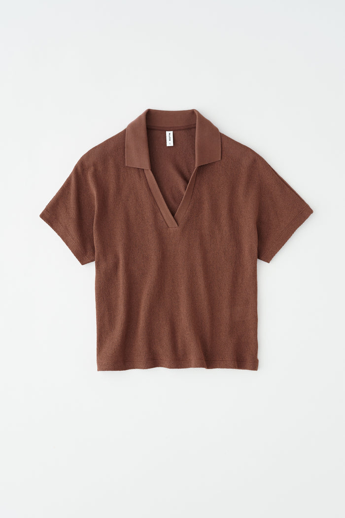 Women's Luxor Jersey Polo in Cappuccino