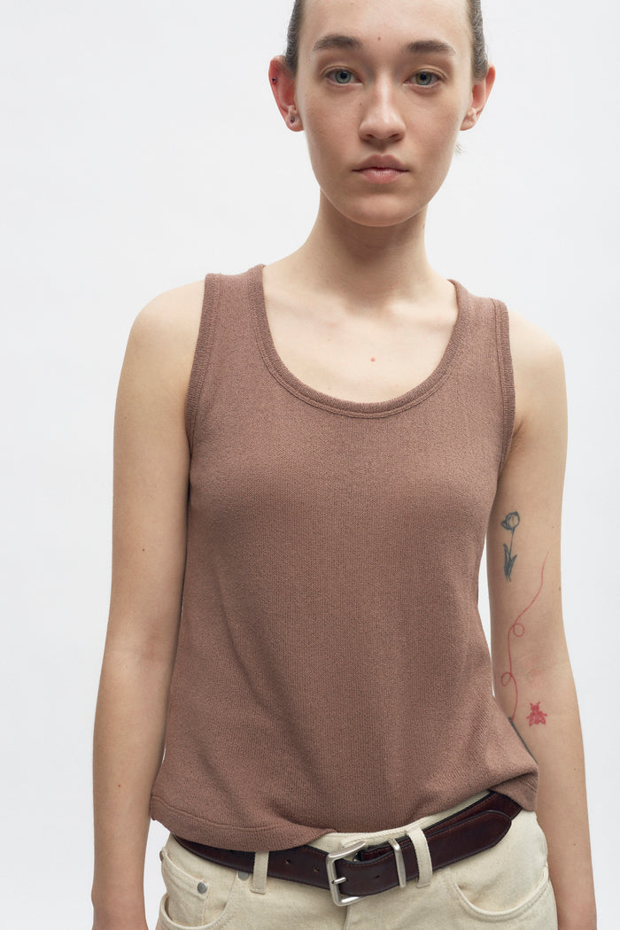 Women's Luxor Jersey Tank in Acorn
