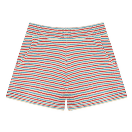 women's marina stripe knit short