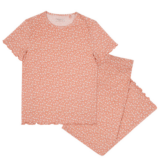 women's melone floral pima pajamas set