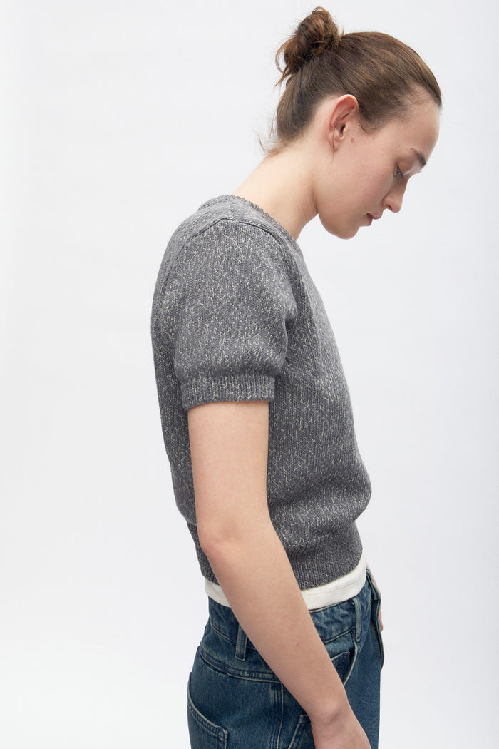 Women's Orman Knit Crew in Dark Dusk Mix