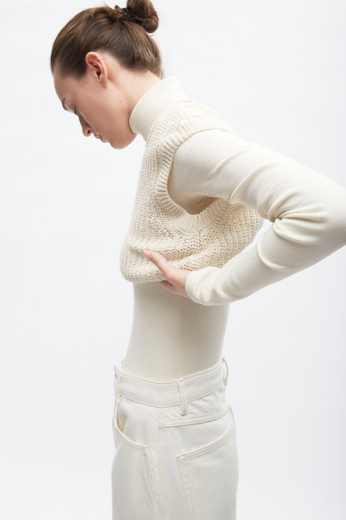 Women's Orman Knit Tank in Natural Mix
