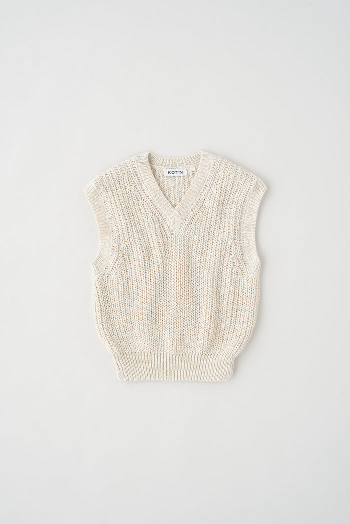 Women's Orman Knit Tank in Natural Mix