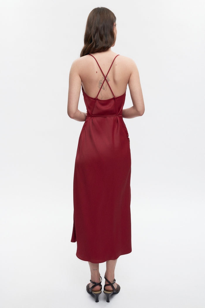 Women's Osiris Dress in Sunstar Red