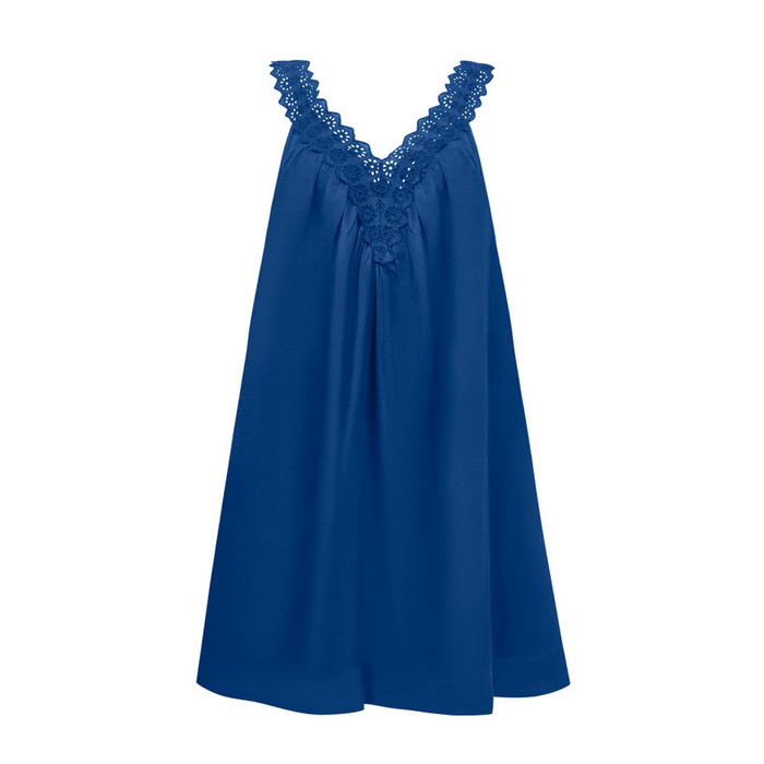 women's oyster blue tank dress