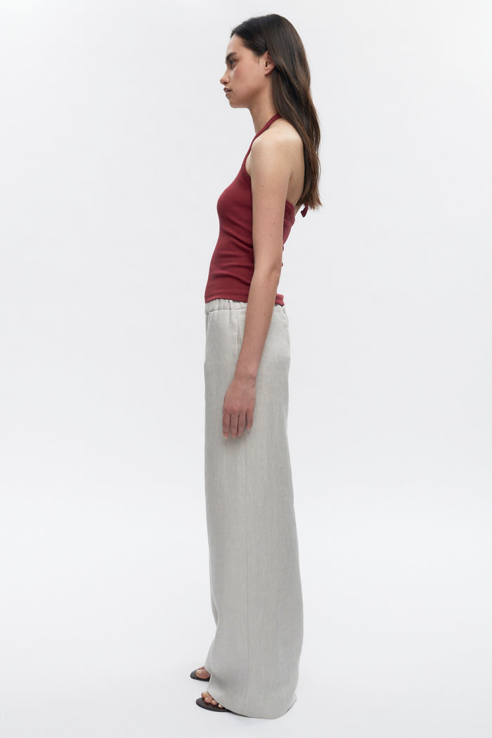 Women's Persea Linen Pull On Pants in Natural