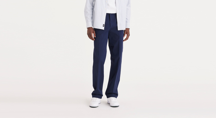 Front view of model wearing Pembroke Workday Khakis, Classic Fit (Big and Tall).