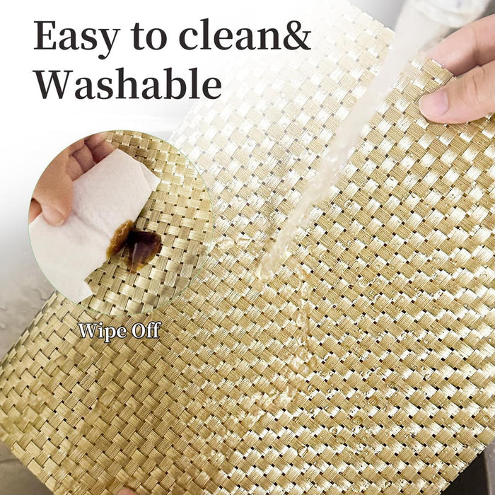 Woven PVC Table Placemats Set of 6