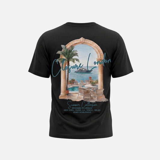 Yacht Scene T-Shirt | Black