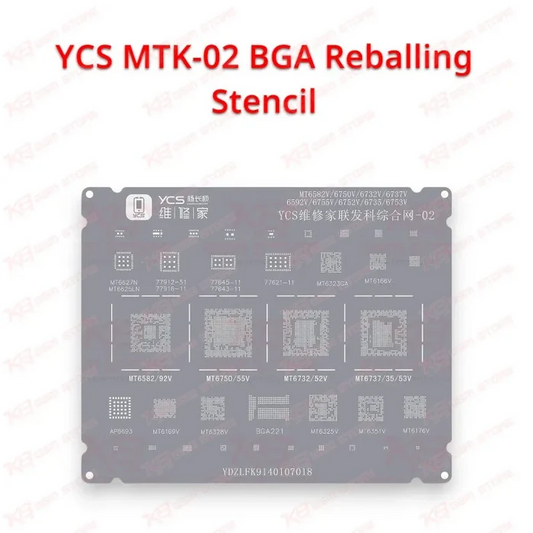YCS MTK-02 BGA Reballing Stencil
