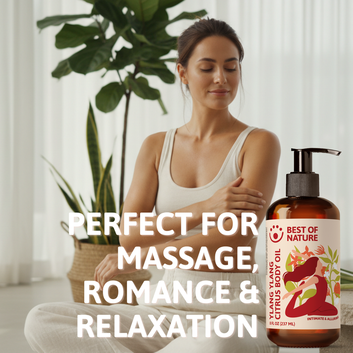 Ylang Ylang Citrus Aromatherapy Massage & Body Oil